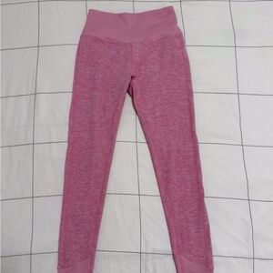 High-Waist Alosoft Lounge Legging - Parisian Pink Heather